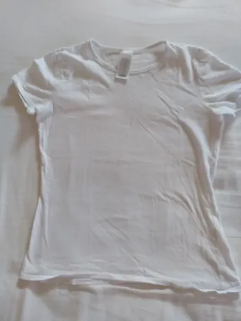 Tee shirt Fille Blanc