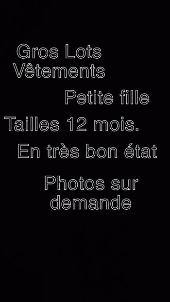 Vêtements petite fille 12 mois en très bon état 
