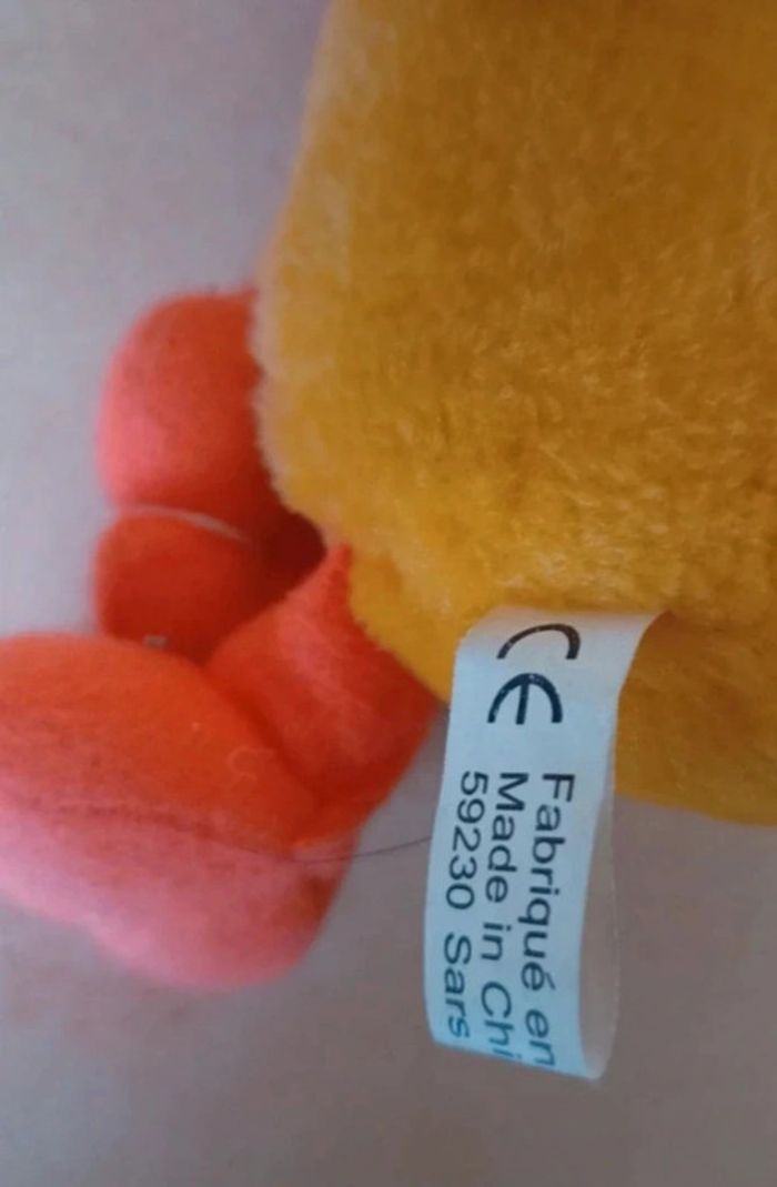 Peluche canard fizzy - photo numéro 5