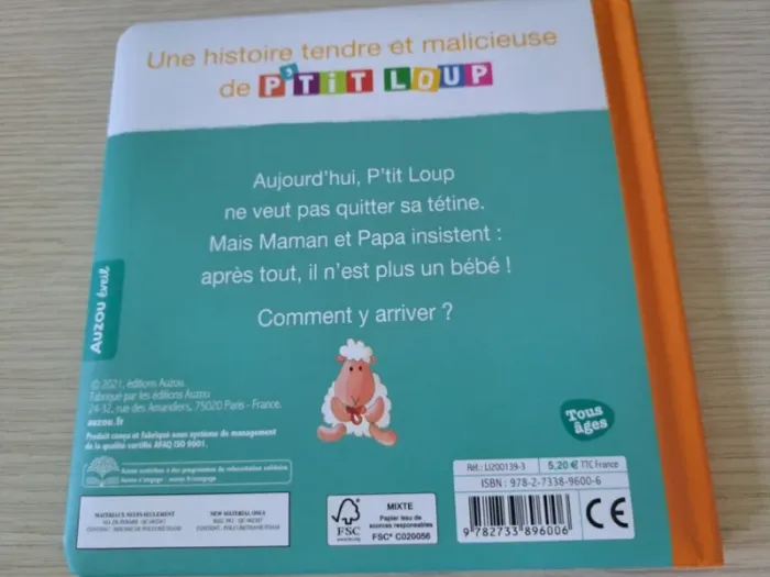 p'tit loup n'a plus besoin de tétine - photo numéro 3
