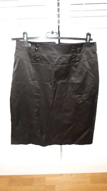Claudia gil jupe marron  brillante taille 42