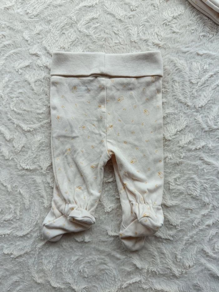 Ensemble 3 pièces (body manches longues+legging avec pied+bonnet) Mixte 1 mois mouton - photo numéro 12