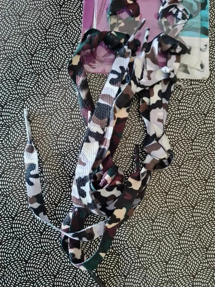 Lot lacet camouflage - photo numéro 3