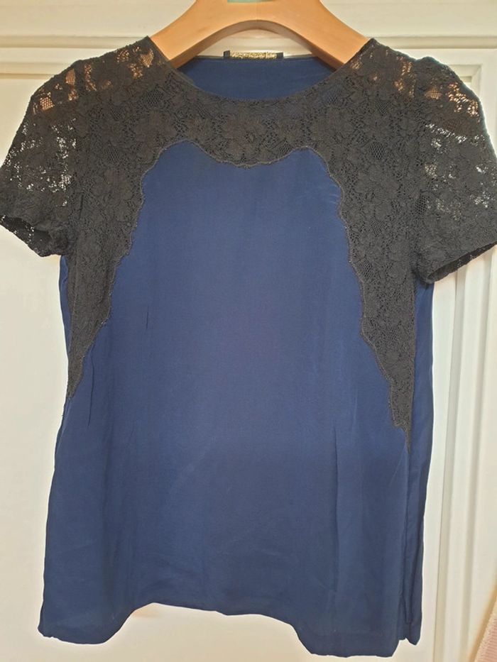 Top Blouse Haut soie Maje Taille 1 - photo numéro 2