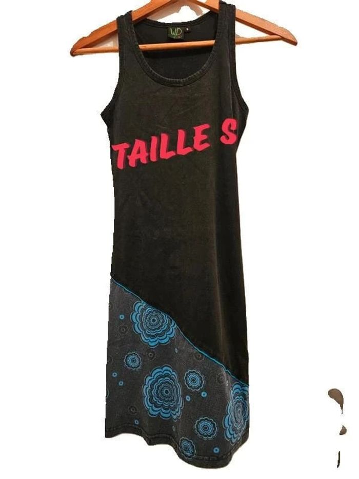 Robe Floral Bleu et Noir - 36/S