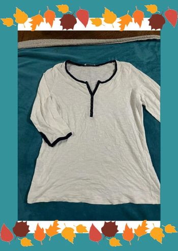 Tee shirt blanc et noir promod taille xl