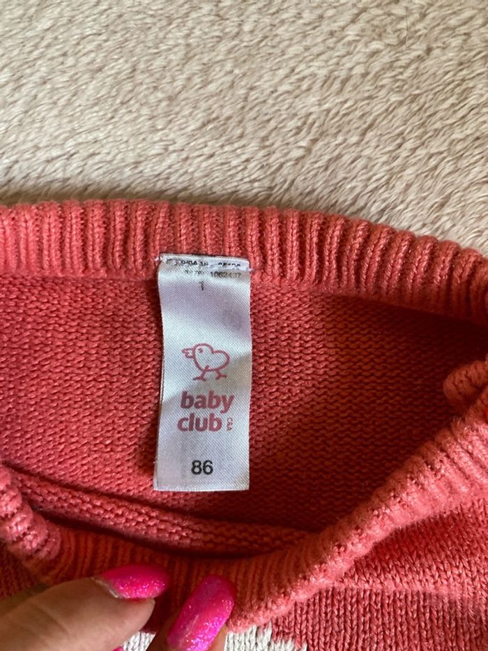 Pull baby club 86 cm nuage - photo numéro 3