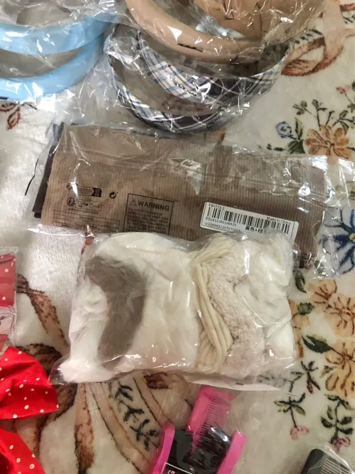 Lot accessoires cheveux pinces croco noeud serre tête etc - photo numéro 4