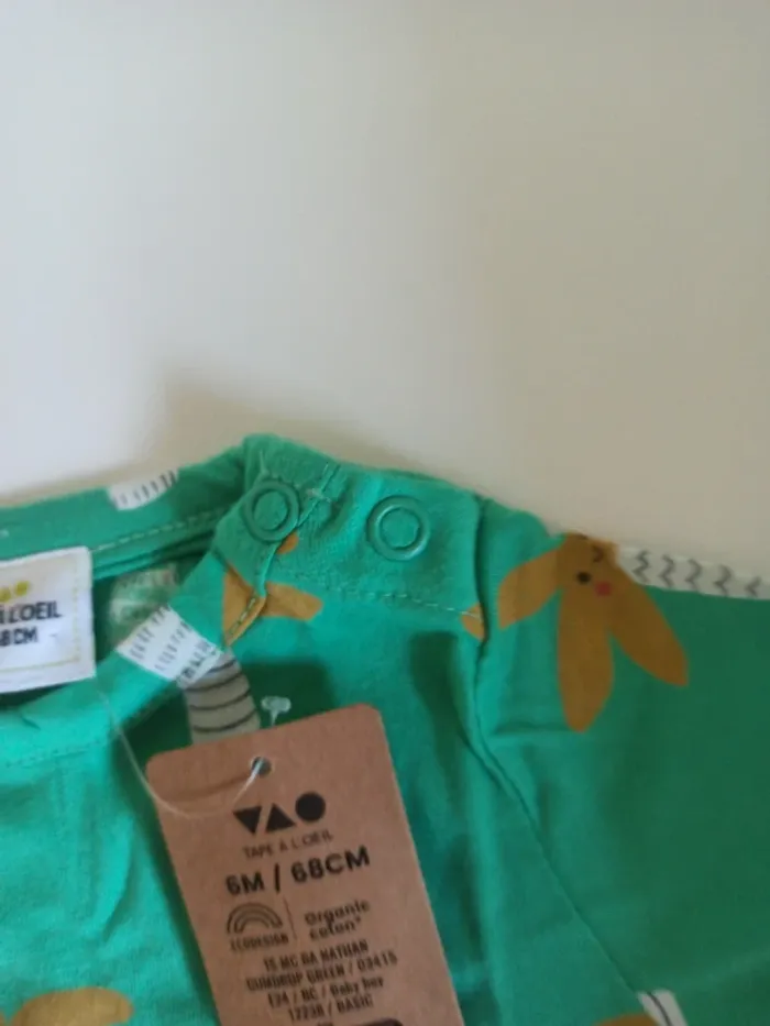 T-shirt manche courte 6 mois - photo numéro 4