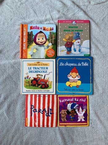 Livres enfants/ bébé ( 7 e le lot des 6 livres)