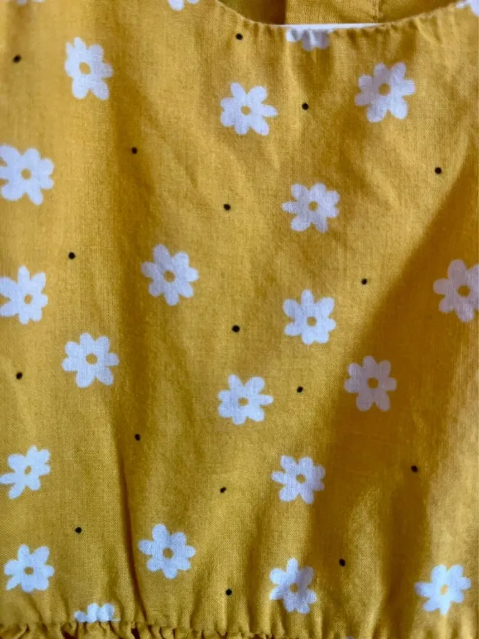 Robe fleurie jaune Kiabi - photo numéro 4