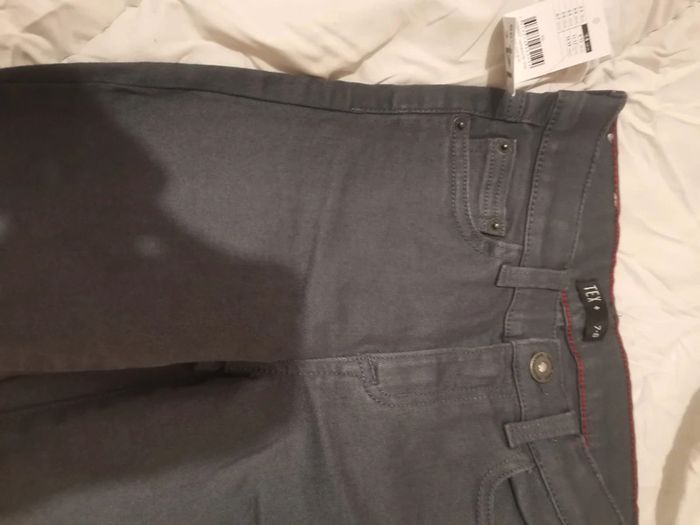 Pantalon gris foncé 7/8 ans tex - photo numéro 4