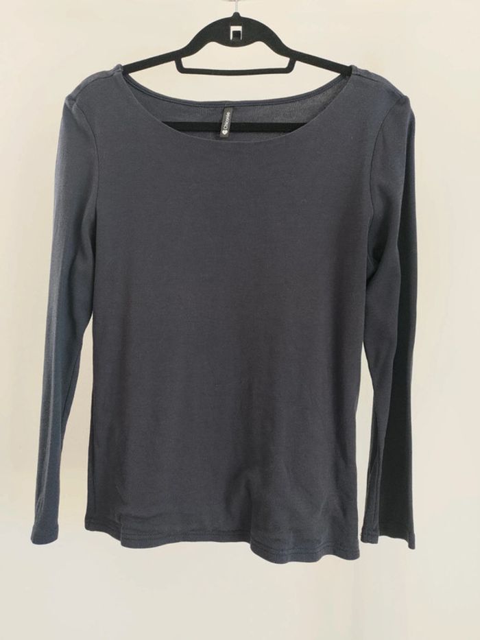 Chicorée t-shirt manches longues marine L