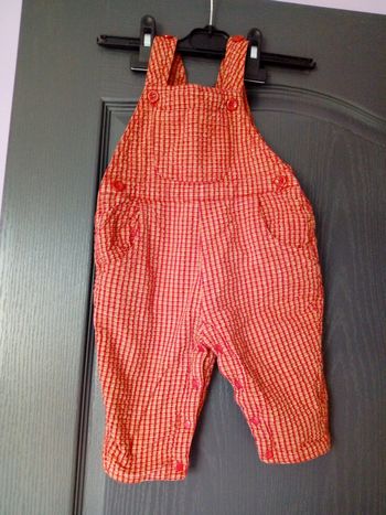 Salopette a carreaux