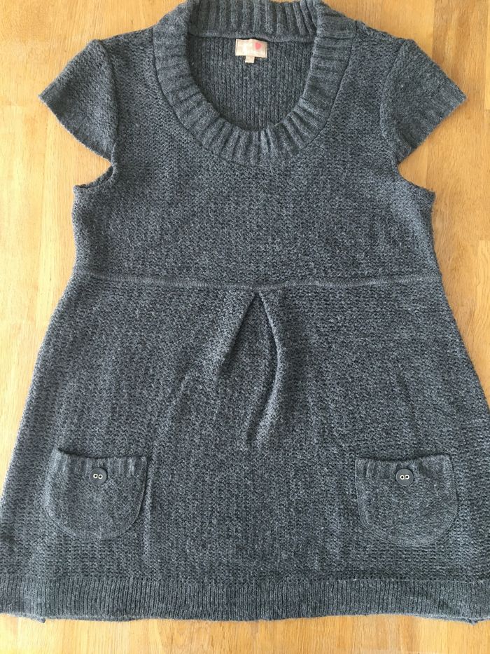 Pull maternité manches courtes