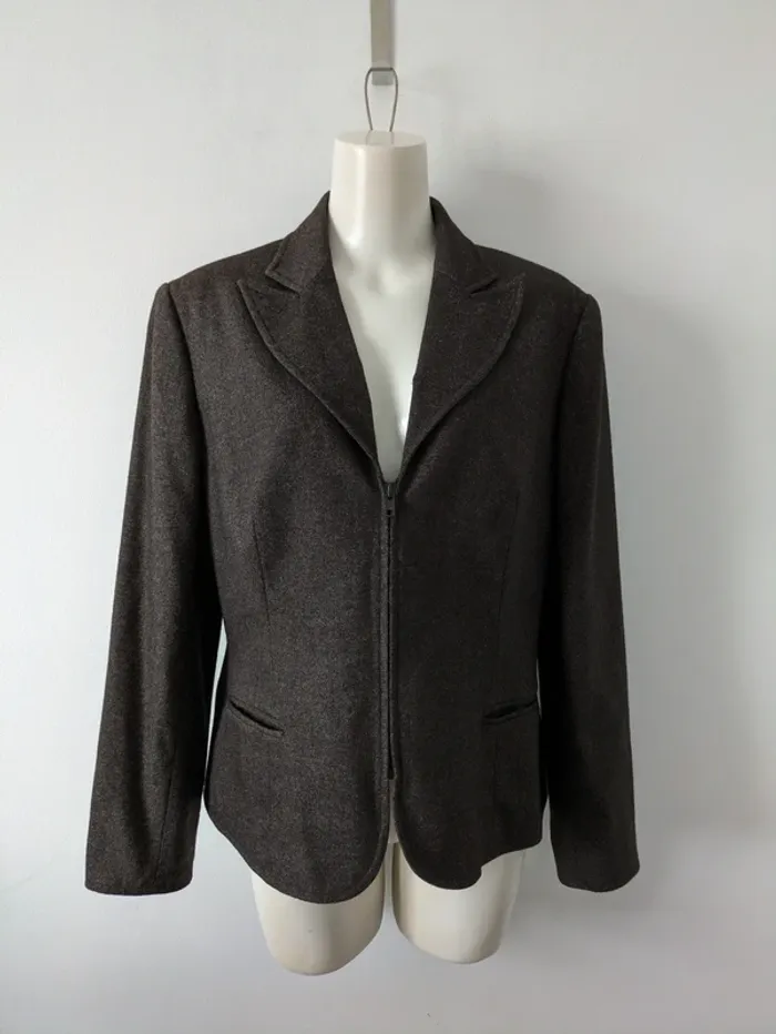 Veste zippée 100% laine - Infinitif - taille 44