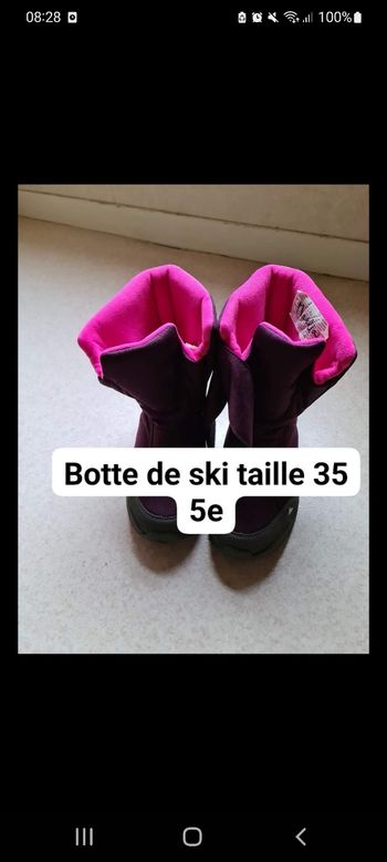 Botte de ski