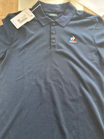 Polo Le Coq Sportif bleu marine – Neuf avec étiquette
