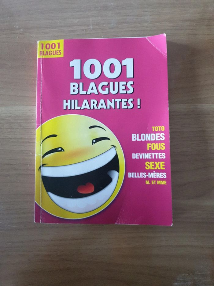 Livre 1001 blagues hilarantes