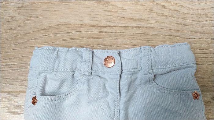 Pantalon blanc cassé orchestra 6 mois - photo numéro 2