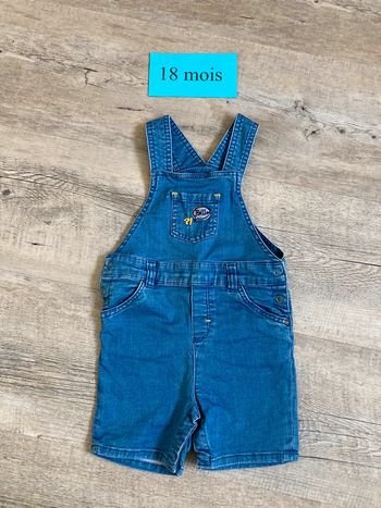 Salopette short 18 mois