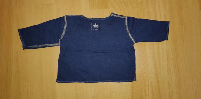 Tee-shirt manches longues petit bateau 3 mois - photo numéro 3