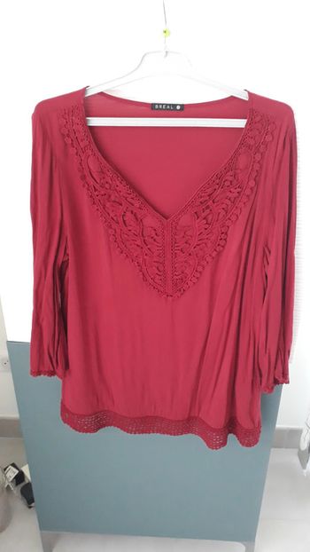 Tunique bordeaux Breal T44 - TBE