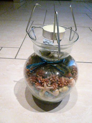 Chauffe plat à bougie