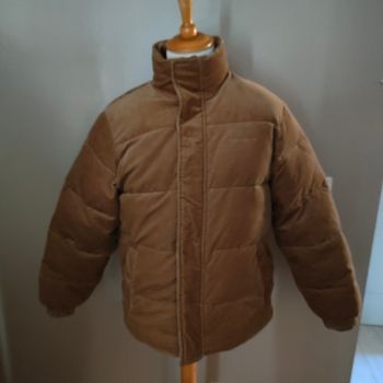 Blouson Carhartt – Taille S – Velours marron clair – Logo brodé S·Très bon état