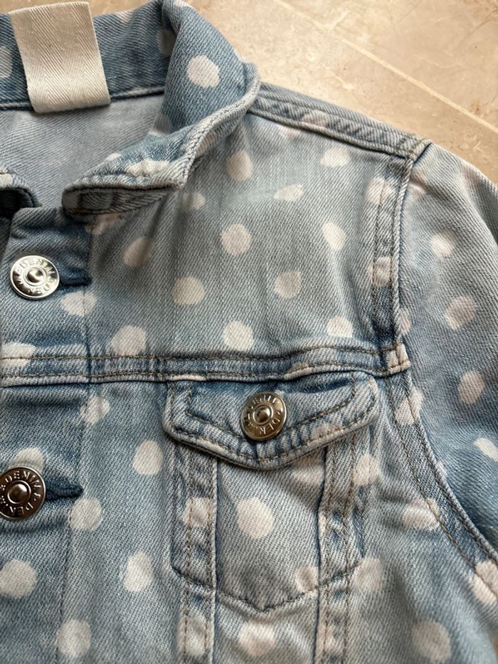 Veste en jean 6/7 ans H&M - photo numéro 2