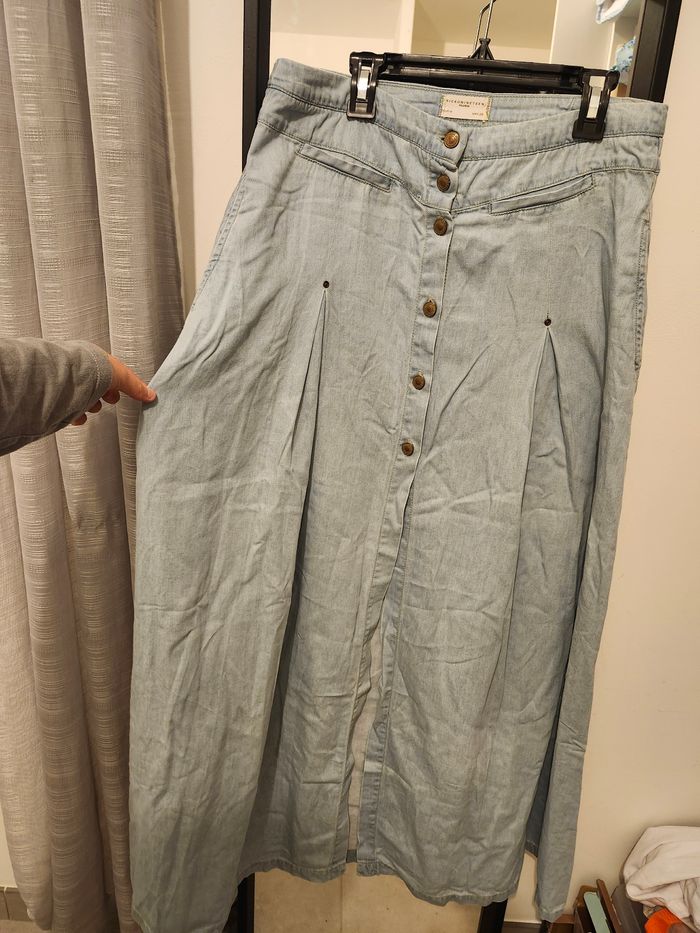 Jupe longue en jean Pull&Bear taille M - photo numéro 2
