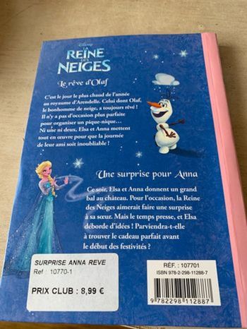 Livre la reine des neiges
