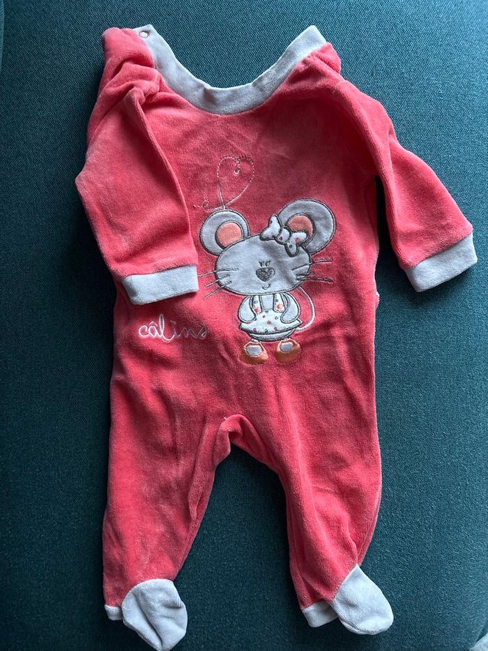 Lot de 2 pyjamas manches longues 3 mois - photo numéro 3