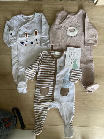 Pyjamas velours 9 mois