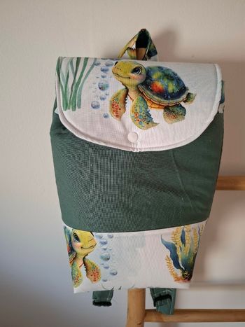 Sac à dos tortue verte