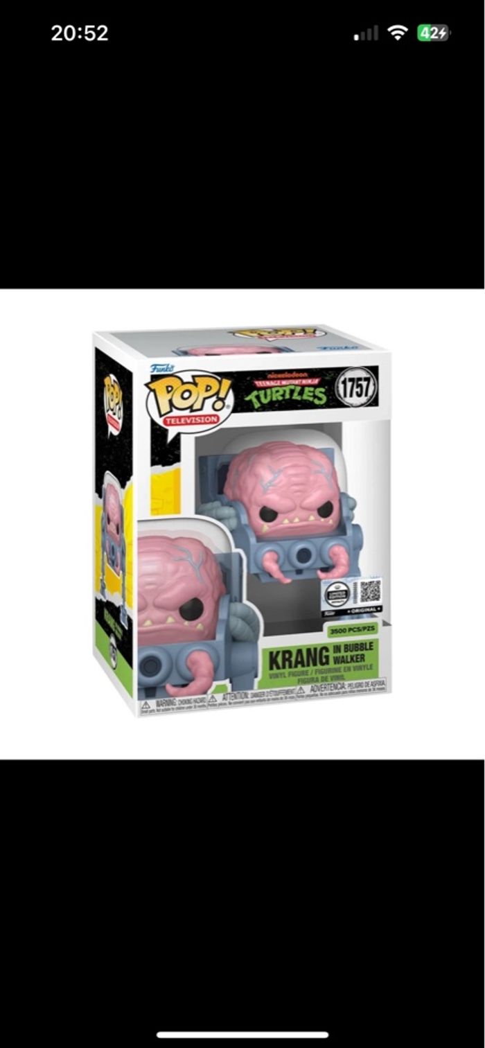 Pop! Krang in Bubble Walker with Pop! Protector PRESALE