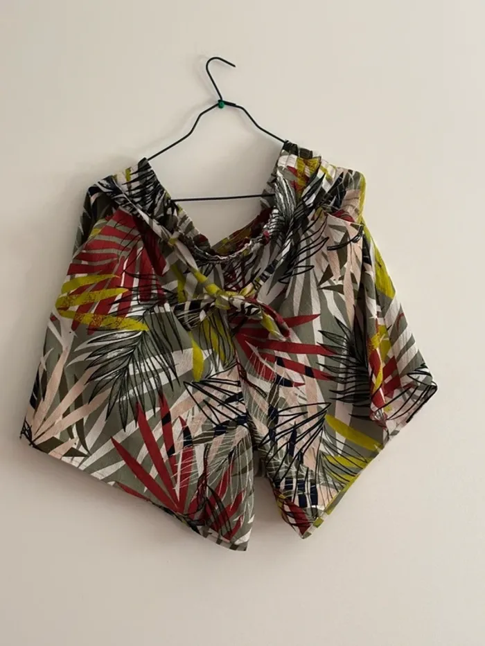 Short imprimé tropical – MS Mode – T48
