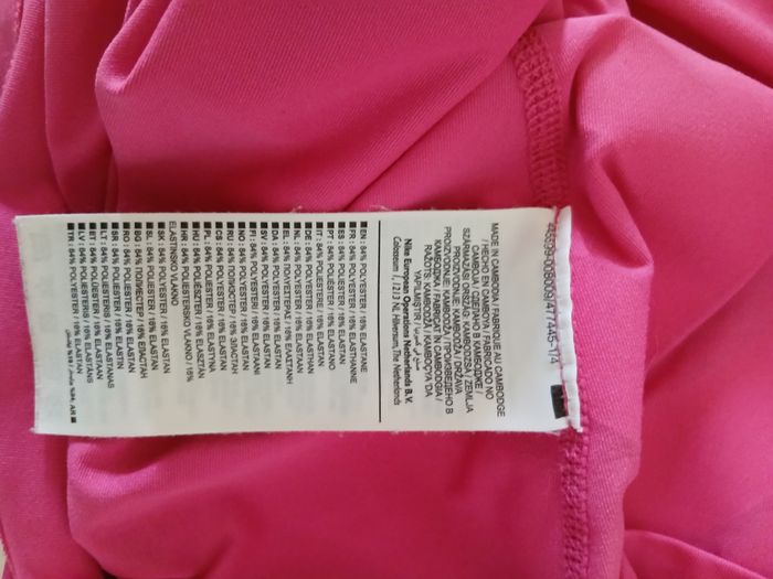 Tee-shirt Nike  Rose fushia.  XL. Nike Pro - photo numéro 7