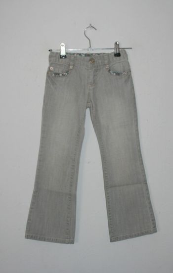 Jeans gris bootcut Ikks taille réglable 6 ans