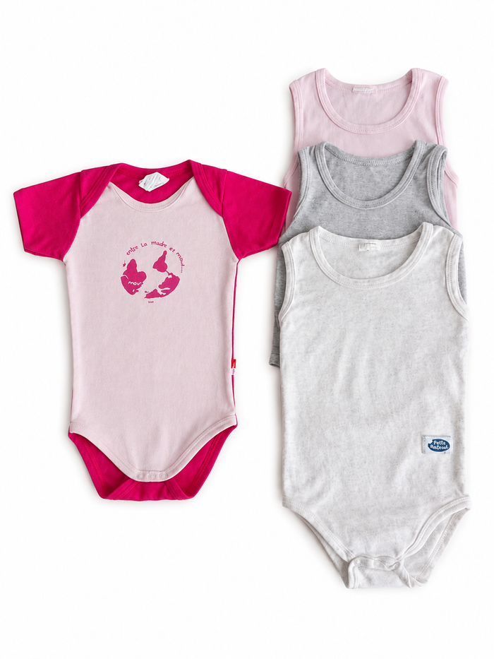 Lot 4 bodies bébé, 24 mois / 2 ans. - photo numéro 1