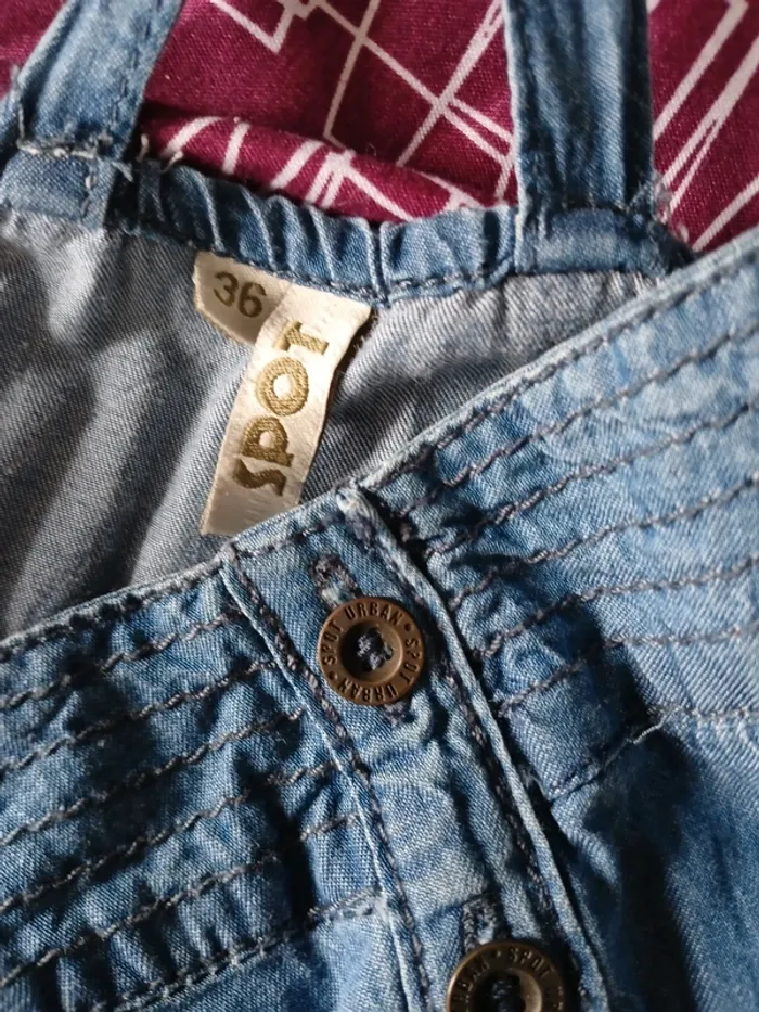 Robe femme en jeans spot taille 36 - photo numéro 3