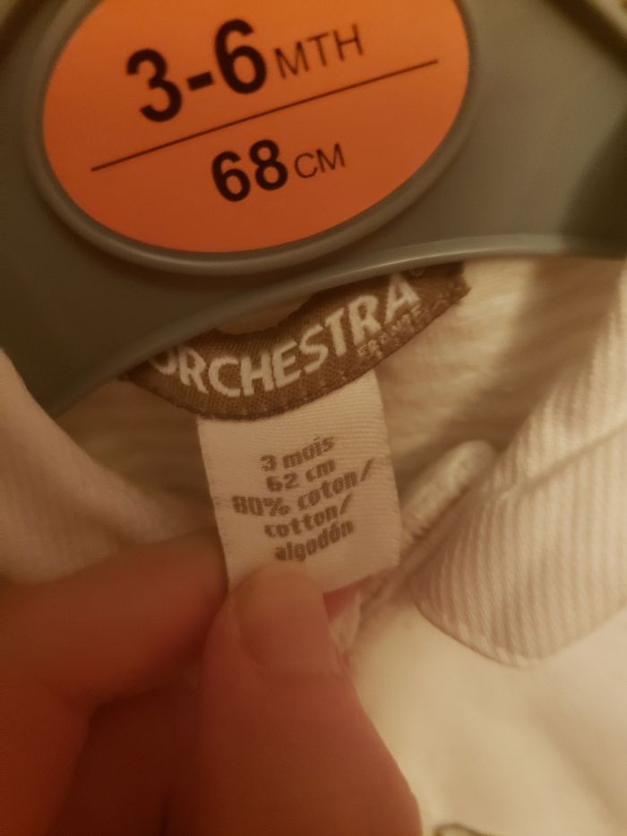 Lot de 2 pyjamas 🎀 Orchestra 3 mois 3€ - photo numéro 4