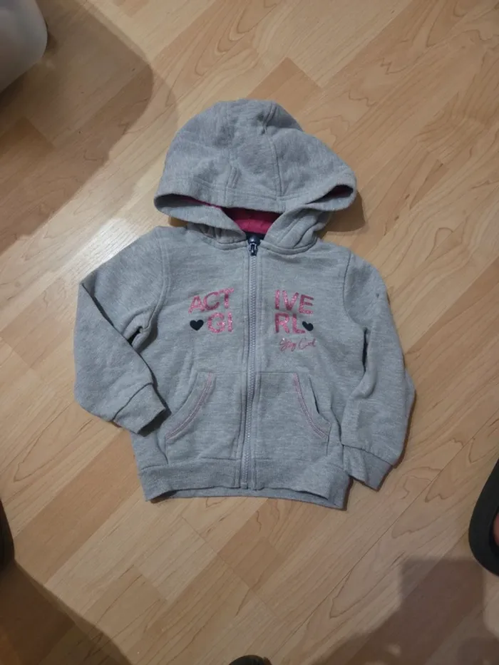 Veste zipp 4ans fille in extenso