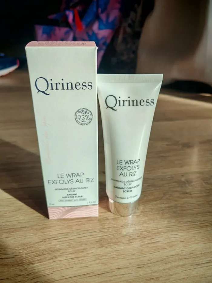Gommage qiriness avec grains visage wrap exfolys au riz - photo numéro 3