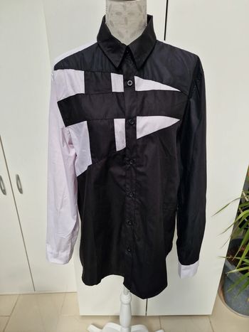 Chemise Bicolore Noire Et Blanche