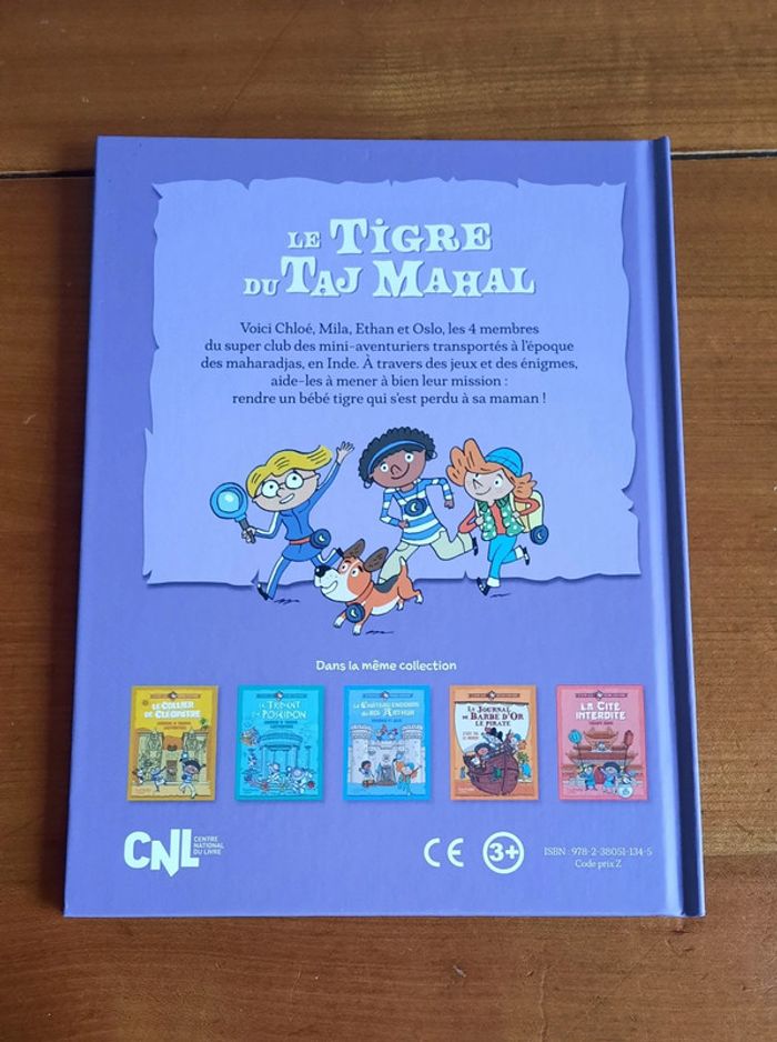 Livre Le Tigre du Taj Mahal, Mac D0 - photo numéro 2