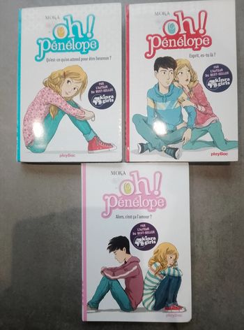 Lot de 3 livres de la collection "Oh Pénélope"
