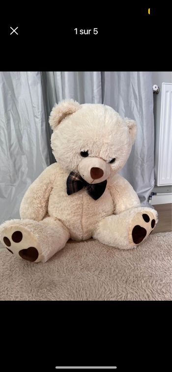 Peluche jamais utilisée