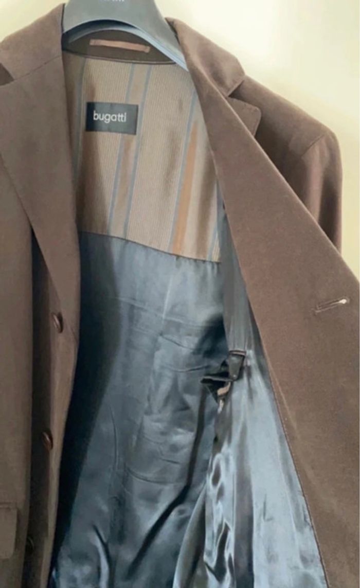 Superbe caban marron Bugatti comme neuf taille 52 3XL entre aisselles 61 cm - photo numéro 4
