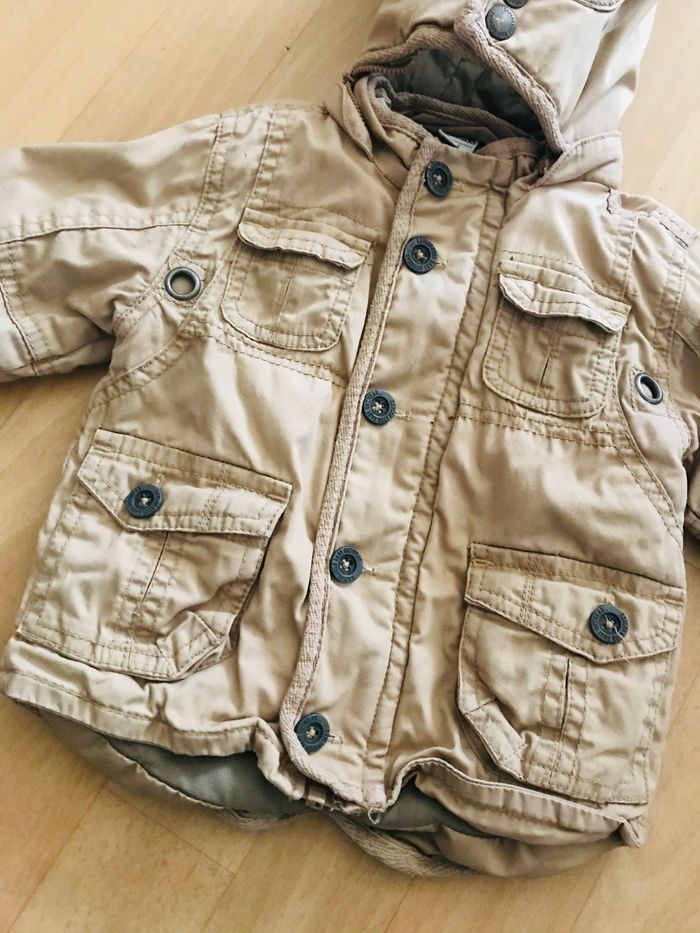 Manteau garçon taille 18 mois beige